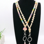 ID Card Holder Beaded Lanyard