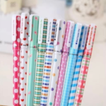 Printed Gel Pens (Set of 3)