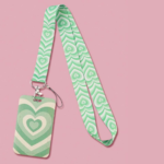 Heart Polyester Lanyard