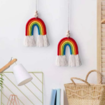 Woven Rainbow Tassels