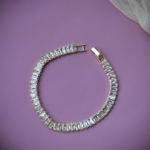 Baguette Bracelet (Silver)