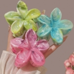 Floral Claw Clips