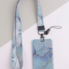 Blue Marble Polyester Lanyard