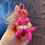 Pink Bubble Dog Charm