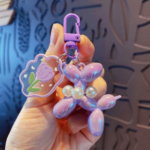 Lavender Bubble Dog Charm