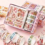 Set of Kawaii Sticker and Wahi Tapes