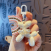Pearl White Bubble Dog Charm